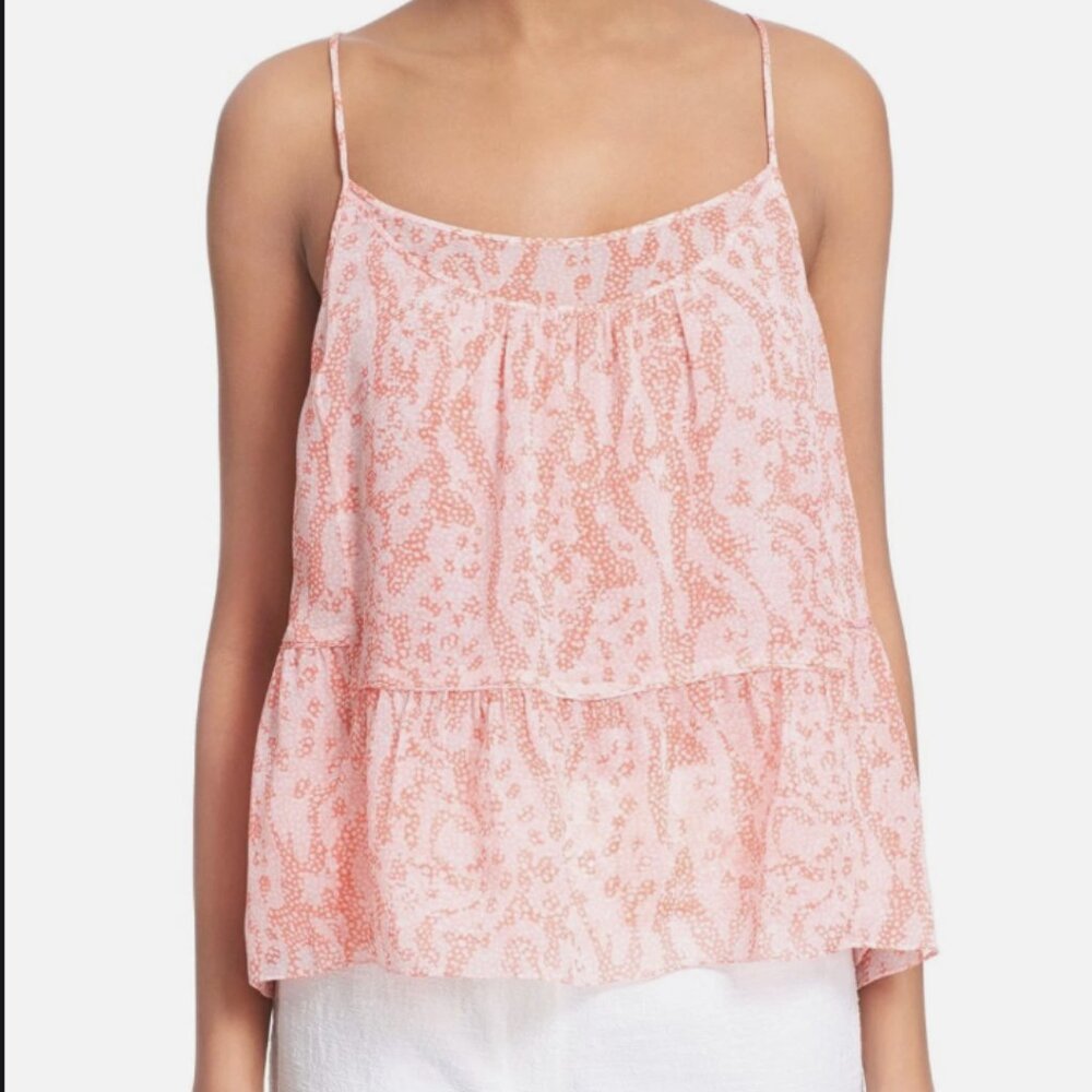 Silk DVF Diane von Furstenberg Silk Chiffon Top Size S (orig $198)